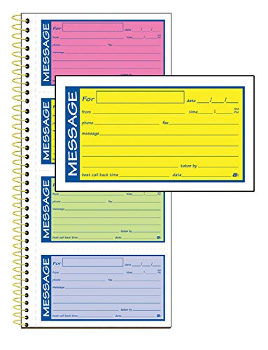Product Cover Adams High Impact Phone Message Book, 2-Part Carbonless, 5-1/4