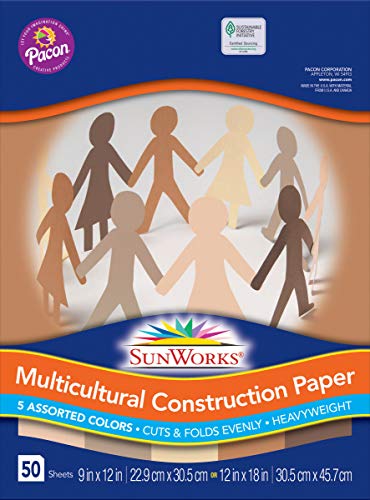 Product Cover SunWorks 9509 Multicultural Construction Paper, 9
