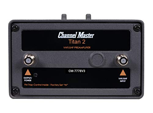 Product Cover Channel Master CM-7778V3 Titan 2 Medium Gain TV Antenna Preamplifier [Version 3]