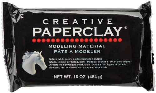 Product Cover Creative Paperclay for Modeling Compound, 16-Ounce, White