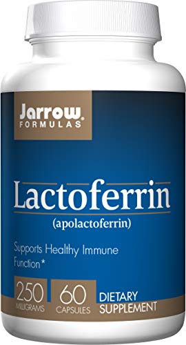 Product Cover Jarrow Formulas Lactoferrin, Supports Healthy Immune Function*, 250 mg, 60 Capsules
