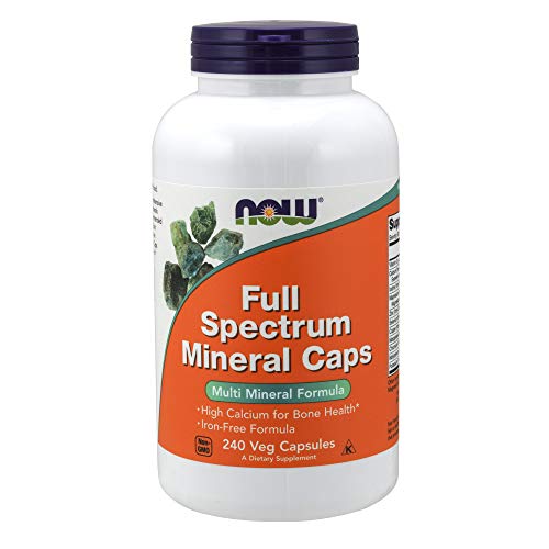Product Cover NOW Supplements, Full Spectrum Mineral Caps, Multi Mineral Formula, 240 Veg Capsules