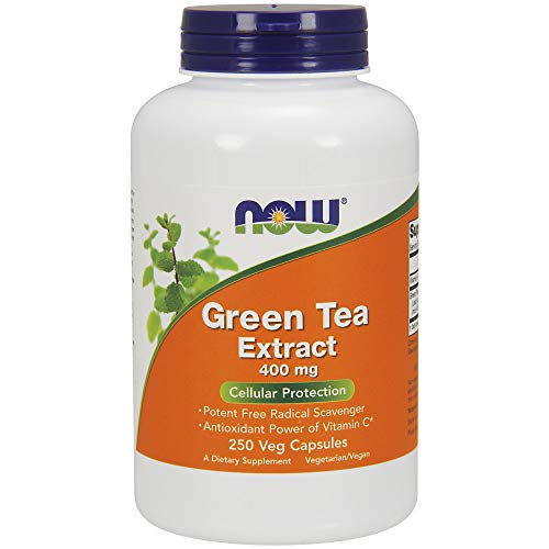 Product Cover NOW Supplements, Green Tea Extract 400 mg, 250 Veg Capsules