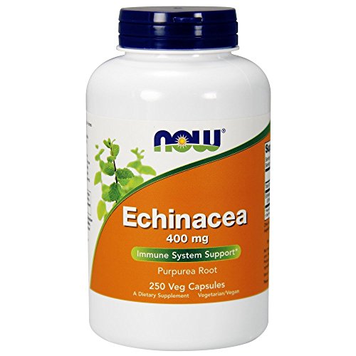 Product Cover Now Supplements, Echinacea (Purpurea Root) 400 mg, Immune System Support*, 250 Veg Capsules