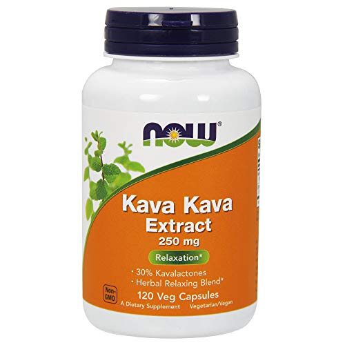 Product Cover NOW Supplements, Kava Kava Extract 250 mg, 30% Kavalactones, Herbal Relaxation Blend*, 120 Veg Capsules