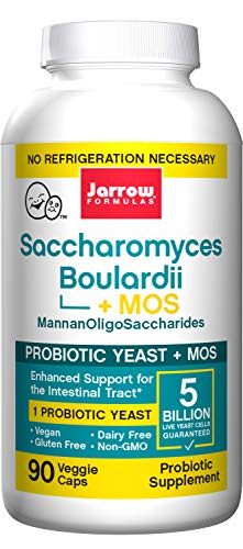 Product Cover Jarrow Formulas Sacharomyces Boulardii & MOS, Provides Enhanced Support to The Intestinal Tract, 90 Caps