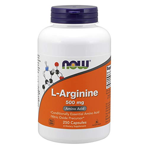 Product Cover NOW Supplements, L-Arginine 500 mg, Nitric Oxide Precursor*, Amino Acid, 250 Capsules
