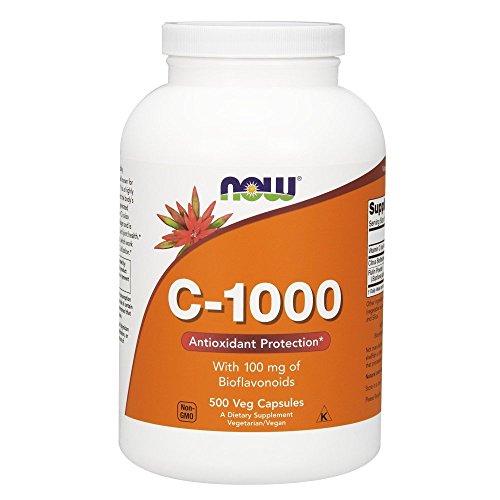 Product Cover Now Supplements, Vitamin C-1,000 with 100 mg of Bioflavonoids, Antioxidant Protection*, 500 Veg Capsules