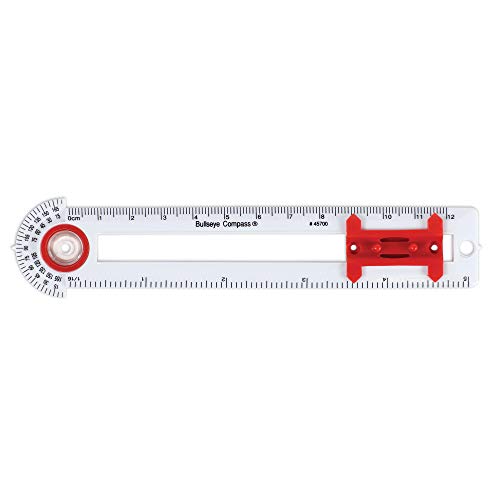 Product Cover Learning Resources SAFE-T Bullseye Compass, Ruler, Protractor, Early Geometry, Math Class Accessories, Ages 8+