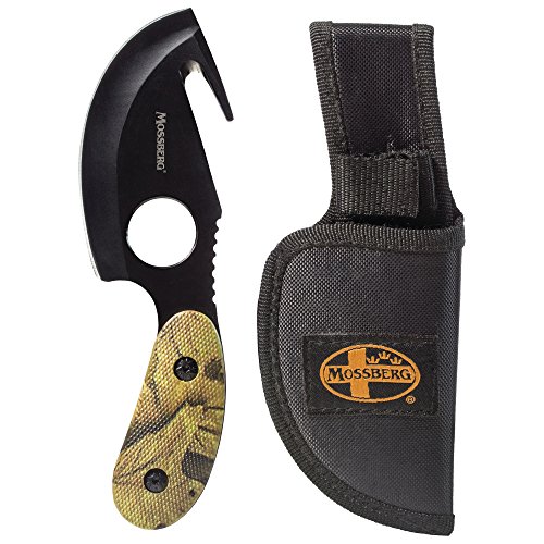 Product Cover Mossberg Fixed Blade Knife, All in One Skinning Knife with Gut-Hook, for Hunters and Outdoors Enthusiasts