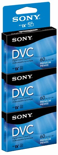 Product Cover Sony DVM60PRR/3 60-Minute DVC Tape Hang Tab