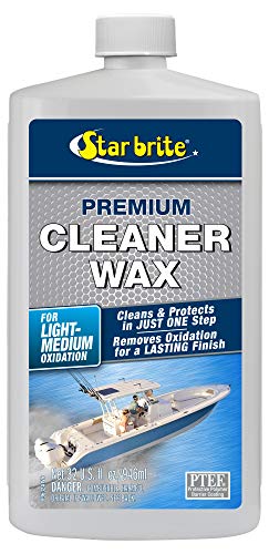 Product Cover STAR BRITE One-Step Heavy Duty Cleaner Wax with PTEF - Removes Oxidation - Restores & Protects