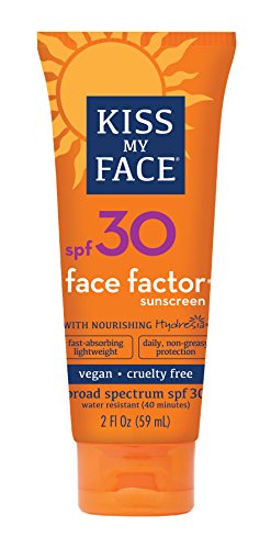 Product Cover Kiss My Face Face Factor Natural Sunscreen SPF 30 Sunblock for Face and Neck, 2 Ounce