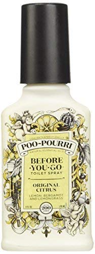Product Cover Poo-Pourri Before-You-Go Toilet Spray 4-Ounce Bottle, Original Citrus Scent