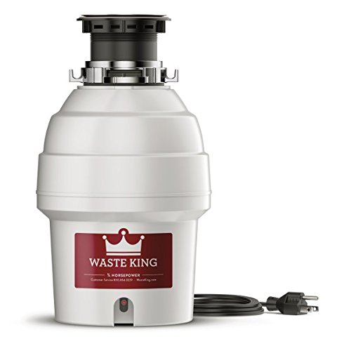 Product Cover Waste King L-3300 Garbage Disposal with Power Cord, 3/4 HP