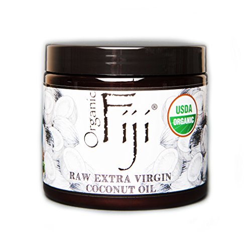 Product Cover Organic Fiji  Raw Organic Coconut Oil, 13-Ounce Jars