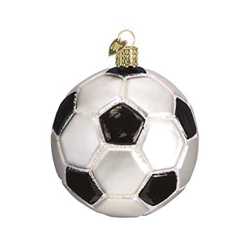 Product Cover Old World Christmas Soccer Ball Glass Blown Ornaments for Christmas Tree