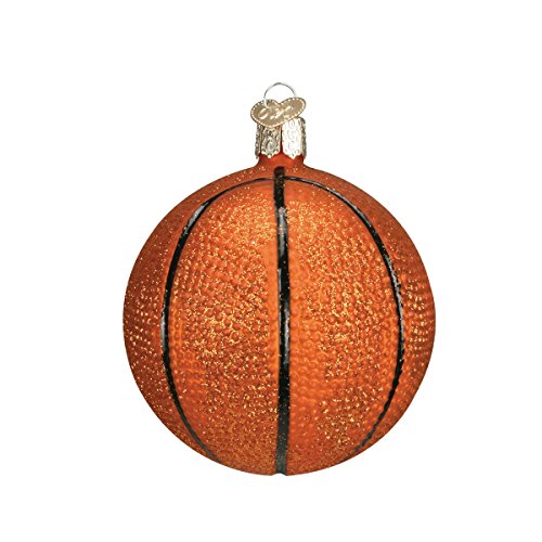 Product Cover Old World Christmas Basketball Glass Blown Ornaments for Christmas Tree