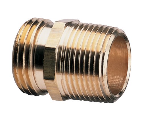 Product Cover Nelson 855714-1001 Industrial Double-Male Brass Pipe and Hose Fitting for Connecting to 3/4-Inch, Female