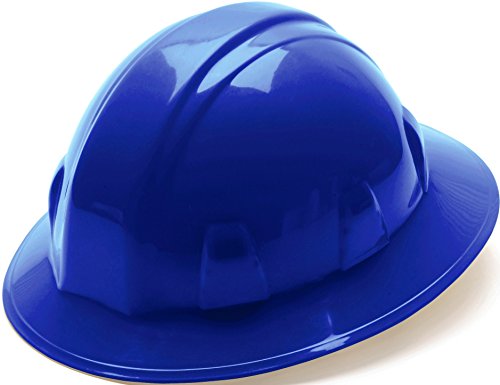 Product Cover Pyramex Safety SL Series Full Brim Hard Hat, 4-Point Ratchet Suspension, Blue