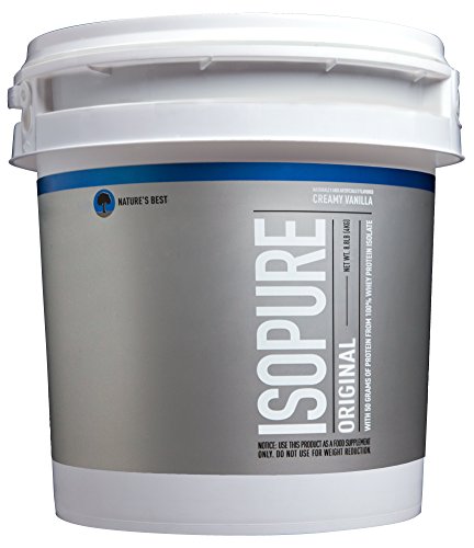 Product Cover Isopure Original Protein Powder, 100% Whey Protein Isolate, Flavor: Creamy Vanilla, 8.8 Pounds (Packaging May Vary)