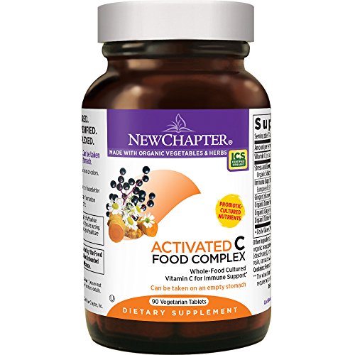 Product Cover New Chapter Vitamin C - Activated C Food Complex for Immune Support + Organic Non-GMO Ingredients - 90 ct