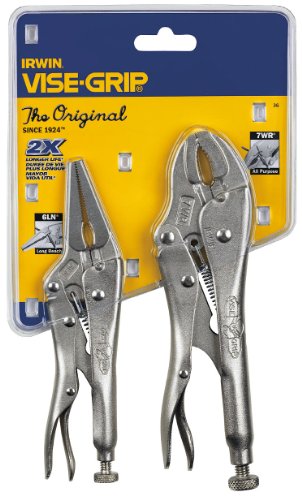 Product Cover IRWIN VISE-GRIP Original Locking Pliers Set with Wire Cutter, 2-Piece (36)