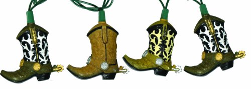Product Cover River's Edge Indoor/Outdoor Party Light Set-10 Piece (Cowboy Boots)