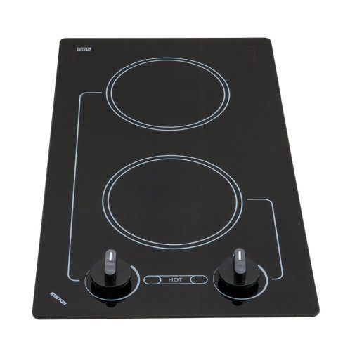 Product Cover Kenyon B41601 6-1/2-Inch Caribbean 2-Burner Cooktop with Analog Control UL, 120-volt, Black