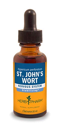 Product Cover Herb Pharm St. John's Wort Liquid Extract for Positive Mood and Emotional Balance, Cane Alcohol, 1 Ounce