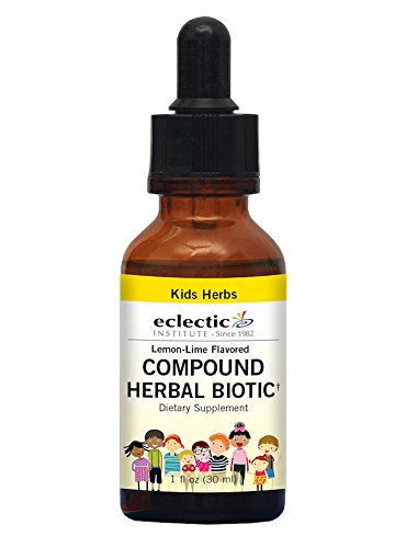 Product Cover Eclectic Herbal Biotic Kid Lemon Lime, Yellow, 1 Fluid Ounce