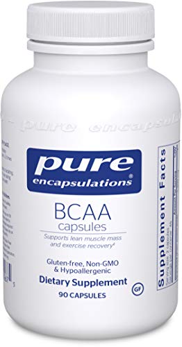 Product Cover Pure Encapsulations - BCAA Capsules - Hypoallergenic Supplement to Support Muscle Function During Exercise* - 90 Capsules