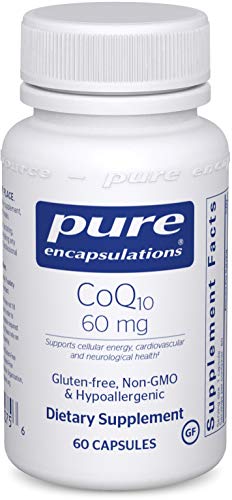 Product Cover Pure Encapsulations - CoQ10 60 mg - Hypoallergenic Coenzyme Q10 Supplement - 60 Capsules