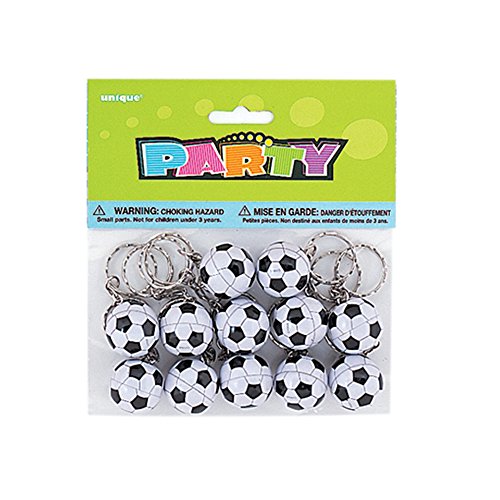 Product Cover Soccer Ball Key Chain Party Favors, 12ct