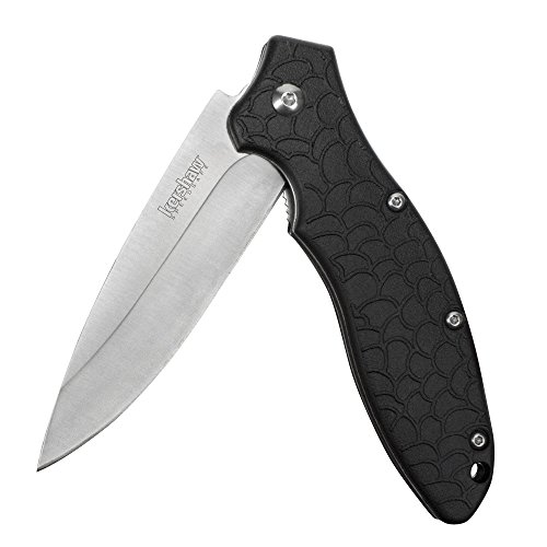 Product Cover Kershaw Oso Sweet (1830) Folding Pocketknife with Satin-Finished 3.1-Inch 8Cr13MoV Stainless Steel Blade, Glass-Filled Nylon Handle, SpeedSafe Assisted Open, Liner Lock, Reversible Pocketclip; 3.2 OZ.