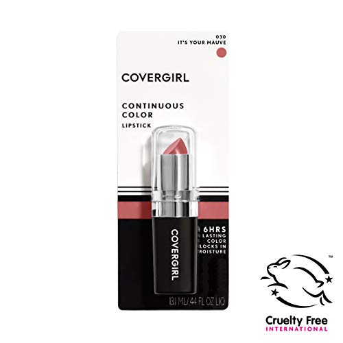 Product Cover COVERGIRL Continuous Color Lipstick It's Your Mauve 030, 0.13 oz (packaging may vary)