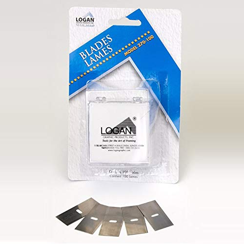 Product Cover Logan Graphic Products, Inc. Mat Cutter Replacement Blades, 100-Pack (ANL270-100)
