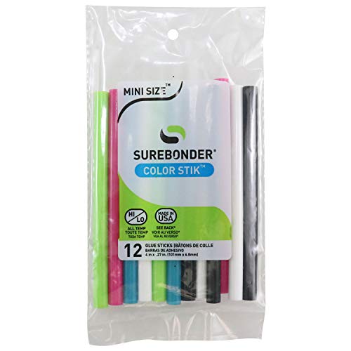 Product Cover Surebonder CO-12V Mini All Temperature Colored Glue Stik-12 glue sticks-4
