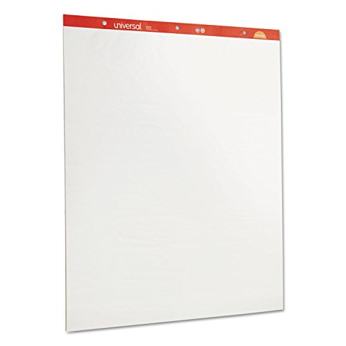 Product Cover Universal 35600 Recycled Easel Pads, Unruled, 27 x 34, White, 50 Sheet (Case of 2)