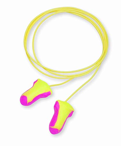 Product Cover Howard Leight by Honeywell Laser Lite High Visibility Disposable Foam Earplugs, 100-Pairs, Pink/Yellow, LL-30