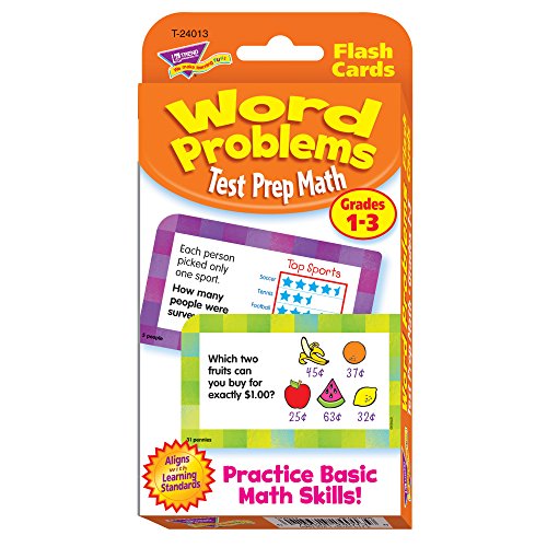 Product Cover Test Prep Math Word Problems (Grades 1-3)Challenge Cards®
