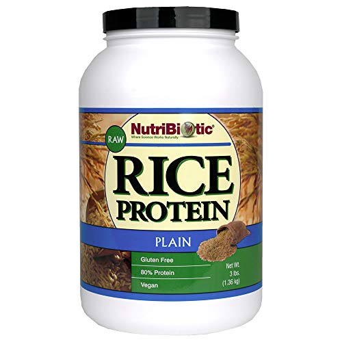 Product Cover NutriBiotic Raw Rice Protein Plain 3 lbs 1 36 kg