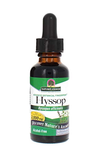 Product Cover Nature's Answer Alcohol-Free Hyssop Herb, 1-Fluid Ounce