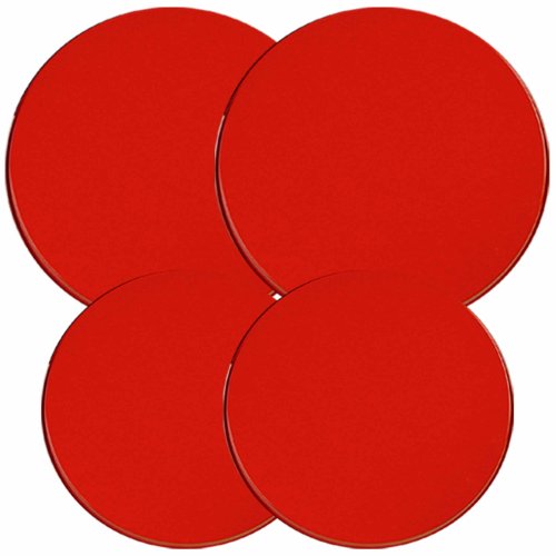 Product Cover Reston Lloyd Electric Stove Burner Covers, Set of 4, Red