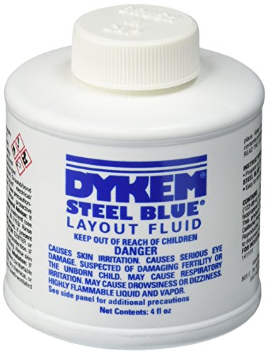 Product Cover Dykem 80300 Steel Blue Layout Fluid, Brush-in-Cap (4oz)