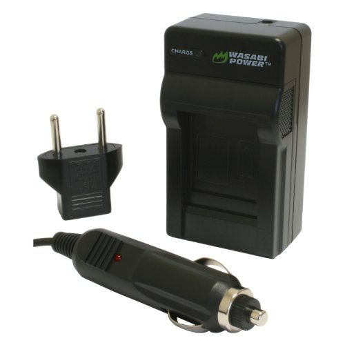 Product Cover Wasabi Power Battery Charger for Casio NP-40, NP-40DBA, NP-40DCA, BC-30L, BC-30LDCA