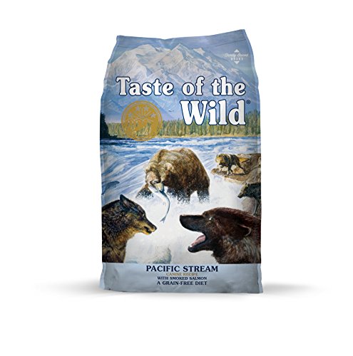 Product Cover Taste of the Wild Grain Free High Protein Real Meat Recipe Pacific Stream Premium Dry Dog Food