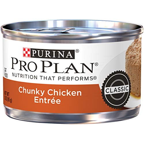 Product Cover Purina Pro Plan Pate Wet Cat Food, Chunky Chicken Entree - (24) 3 oz. Pull-Top Cans