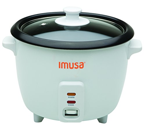 Product Cover IMUSA USA GAU-00013 Electric Nonstick Rice Cooker 8-Cup (Uncooked) 16-Cup (Cooked), White