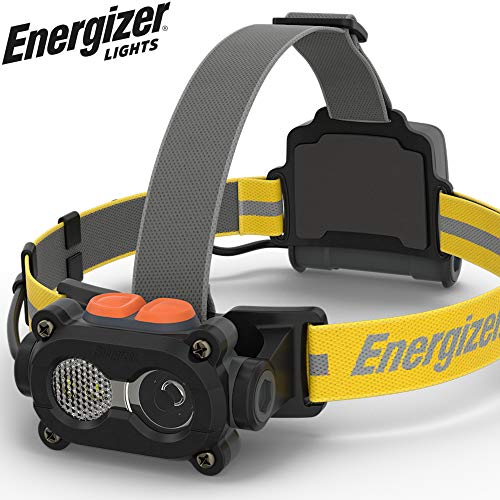 Product Cover Energizer HARD CASE LED Headlamp Flashlight, 325 Lumens, IPX4 Water Resistant, Perfect Head Lamp For Camping, Hiking, Construction, Emergency Light, Batteries Included